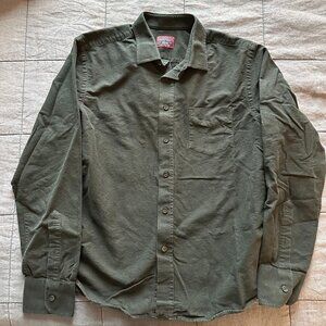 Untuckit men's black flannel shirt